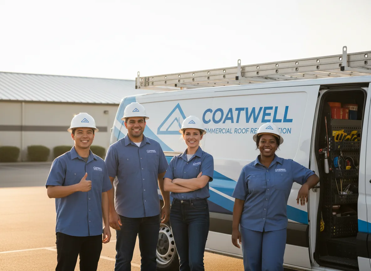 Commercial roof coating company in Glenford, NY